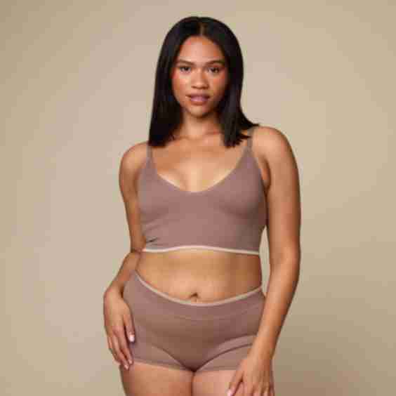 Lounge Rib Triangle Bralette