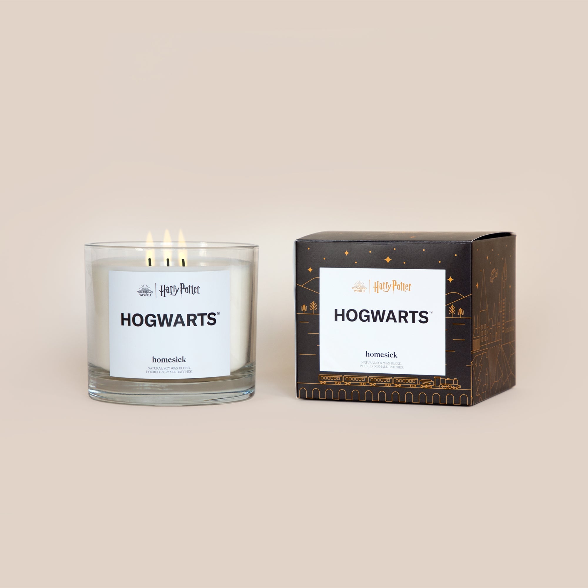 Harry Potter Hogwarts 3-Wick Candle - Thumbnail 2