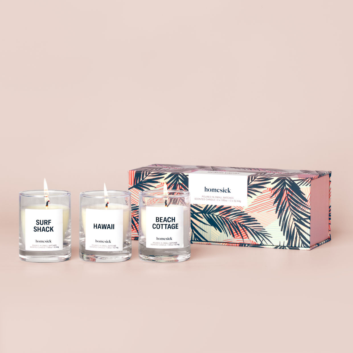 Beach Vacay Mini Candle Trio
