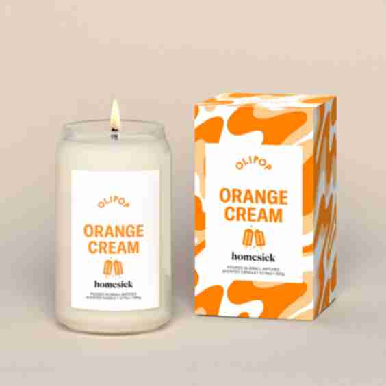 Olipop Cream Candle