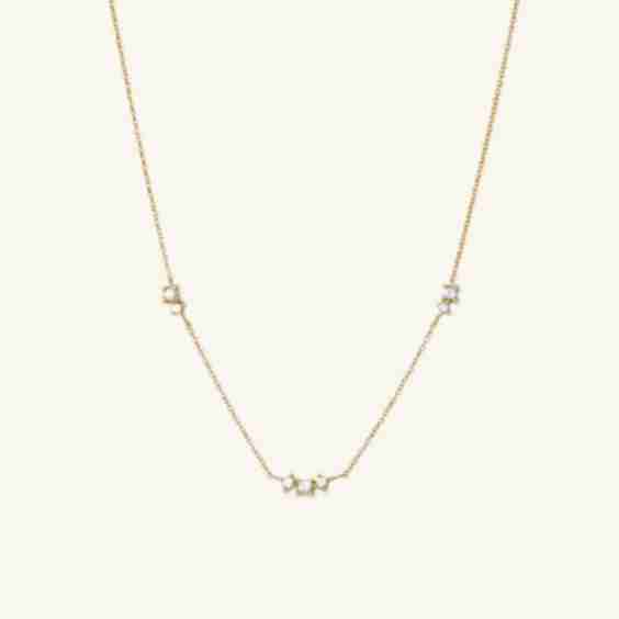 Floating Sapphire Necklace