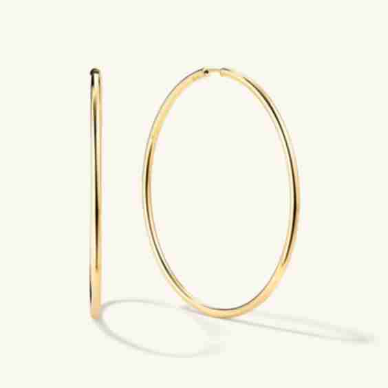 Oversized Thin Hoops