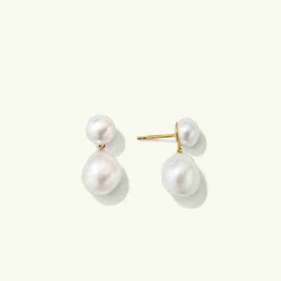 Bold Pearl Drop Earrings