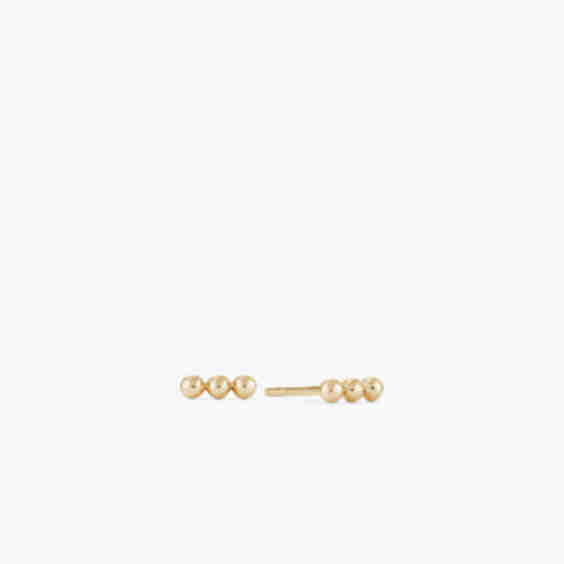 Spheres Bar Stud Earrings
