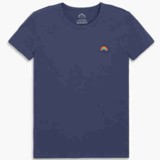 Adult Embroidered Classic Slub Crewneck Tee