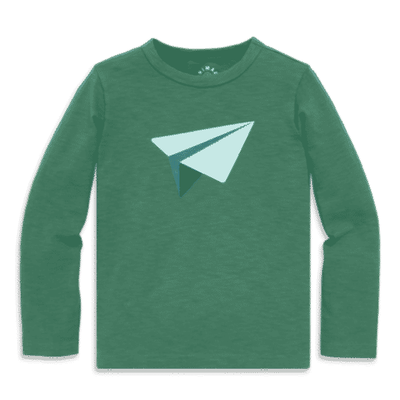 Long Sleeve Paper Plane Tee