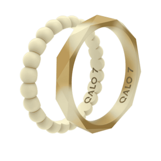 Eva Shockey Dawn Bead Geo Stack Ring