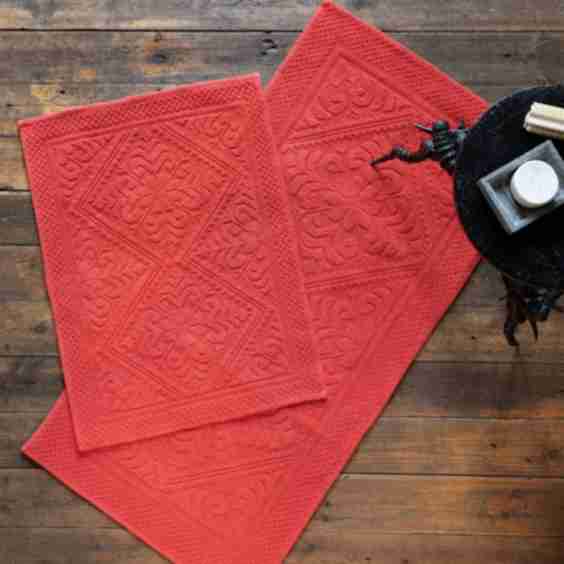 Cotton Jaquard Bath Mats