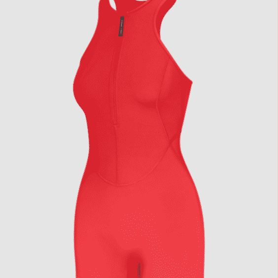 Running Hot Zip-Up Romper