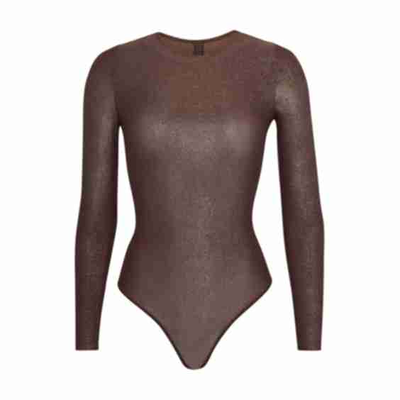 Shimmer Long Sleeve Bodysuit