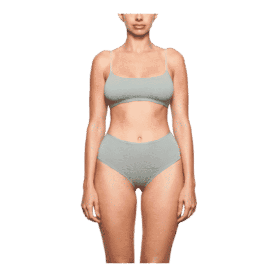 Cotton Jersey Scoop Bralette