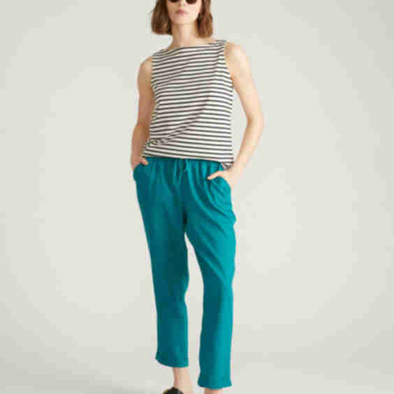 Sayville Linen Drawstring Pant