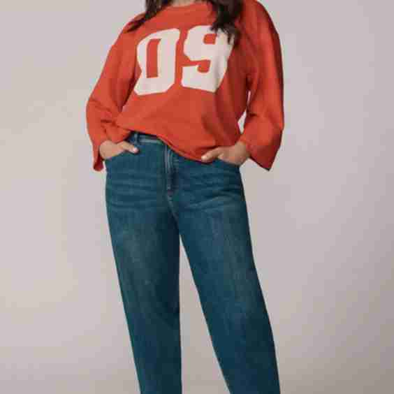 Lou High Rise Barrel Leg Jeans