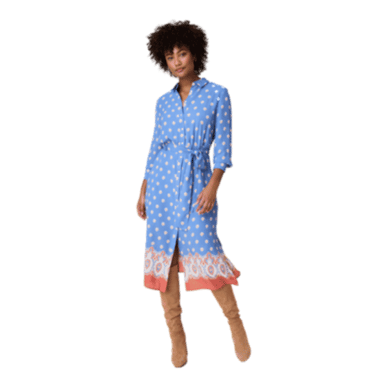 Block Print Midi Susan Dress