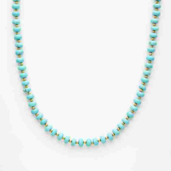 Firoza Jade Beaded Necklace