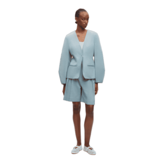 Women's Linen Scarab Blazer