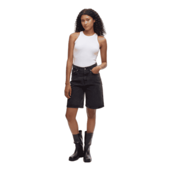 Unisex Antifit Denim Shorts