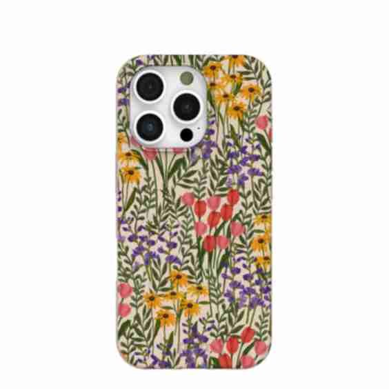Seashell Flower Field iPhone 16 Pro Case