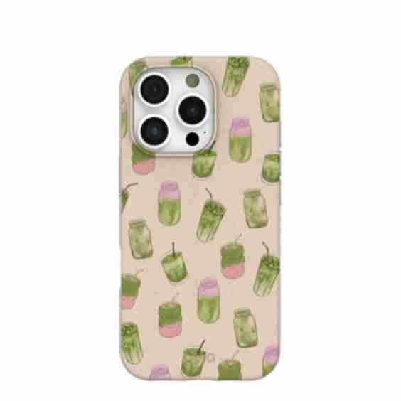 Seashell Matcha Love iPhone 16 Pro Case