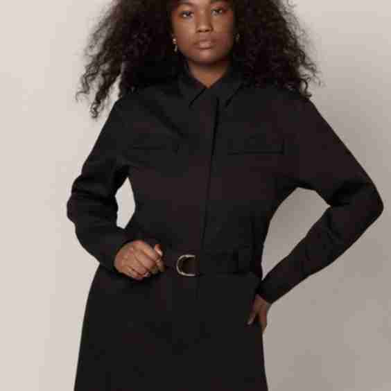 Belted Utility Dress