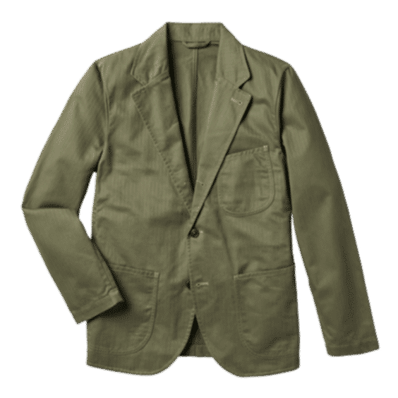 Herringbone Twill Carry-On Jacket