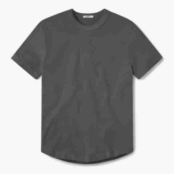 Pima Curved Hem Tee