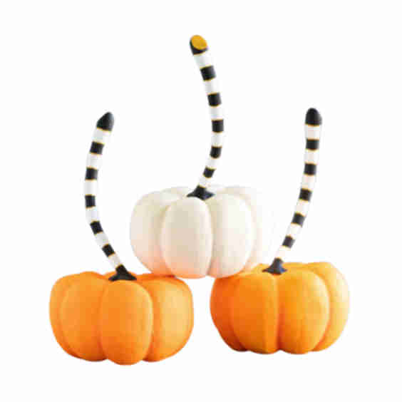 HANDMADE PAPER MACHE PUMPKIN DECOR