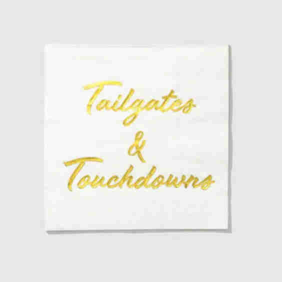 Tailgates And Touchdowns Beverage Napkins