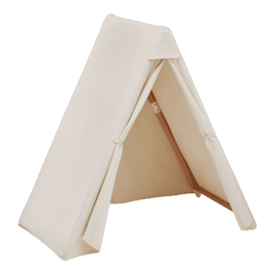Lalo White Wood and Canvas Toddler Play Tent