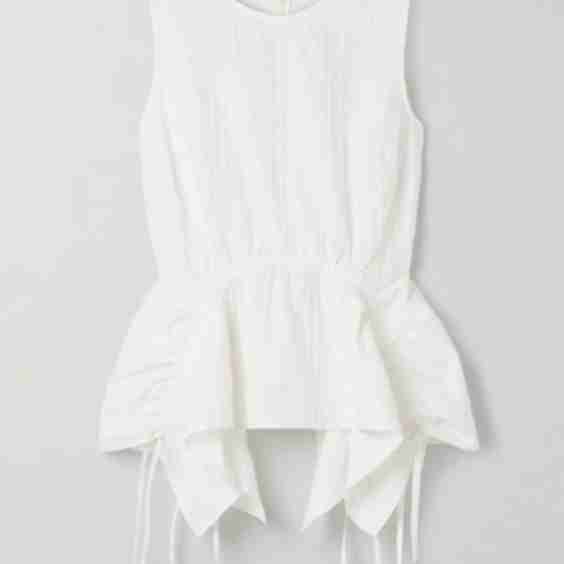 Camden Ruched Embroidered Cotton Poplin Peplum Top