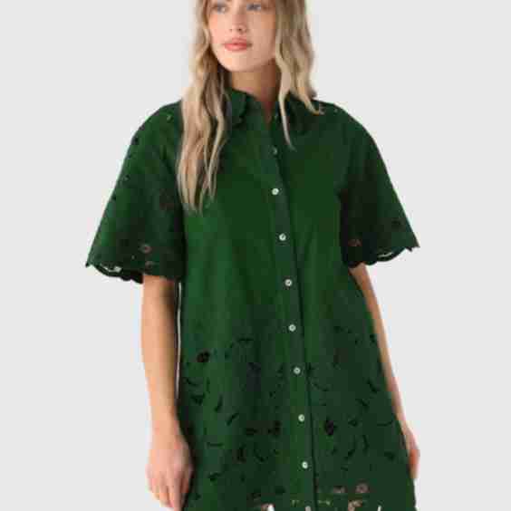 Ceci Short Sleeve Shirt Dress
