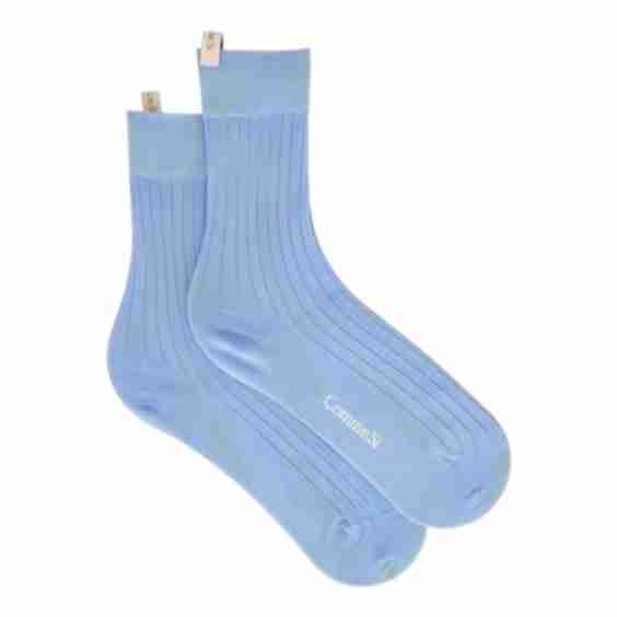 The Yves Ribbed Cotton-Blend Sock