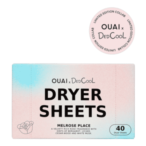 DedCool x OUAI Melrose Place Dryer Sheets