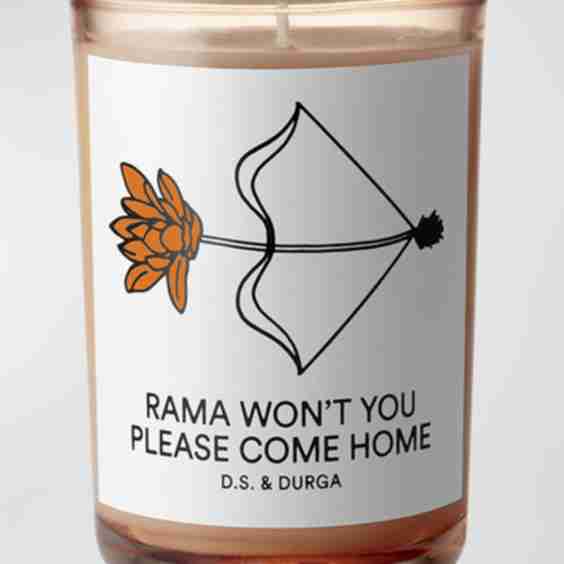 Rama Won't You Please Come Home Candle