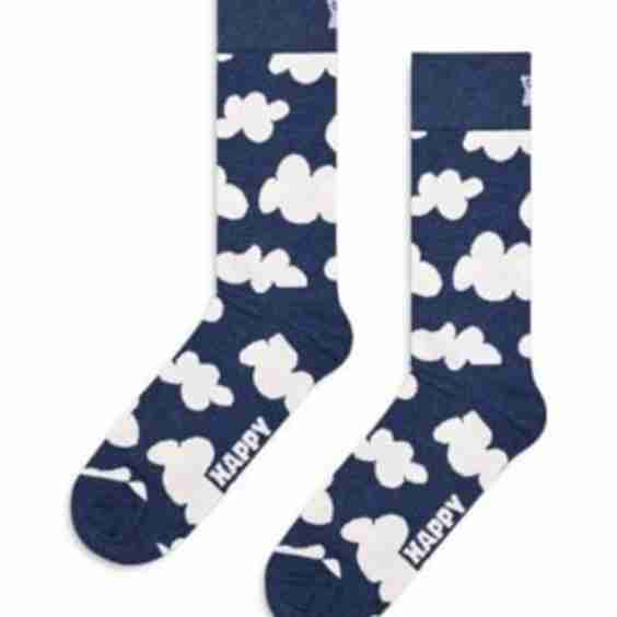 Cloudy Crew Socks