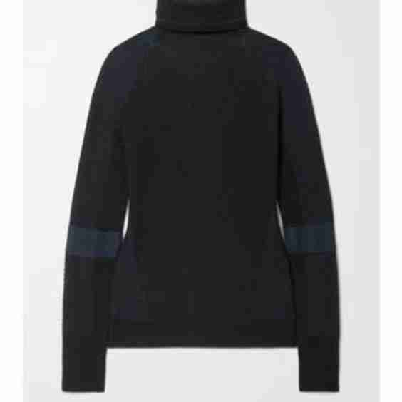 Airwarm Ribbed Wool-Blend Turtleneck Top