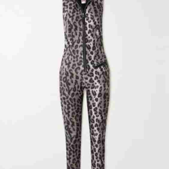 Domina Animal-Print Ski Suit