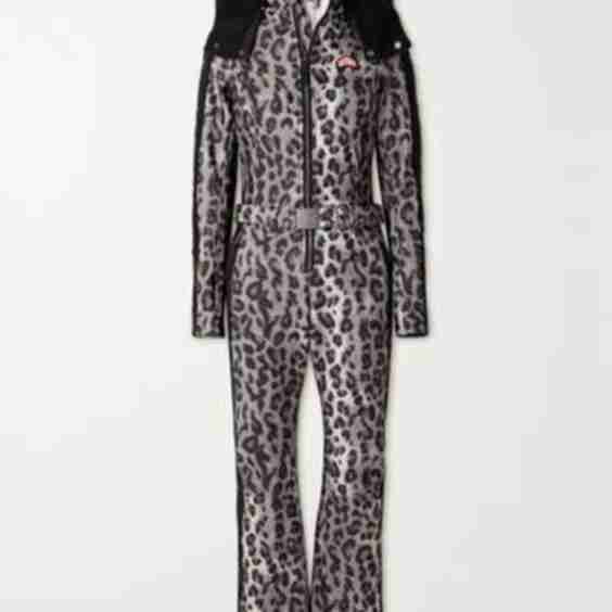 Magic Ghoster Hooded Animal-Print Ski Suit