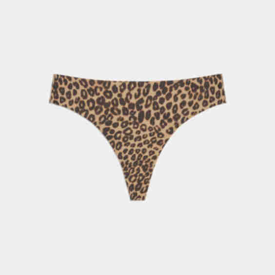 Light Leakproof UltraThin No-Show Thong Shimmer