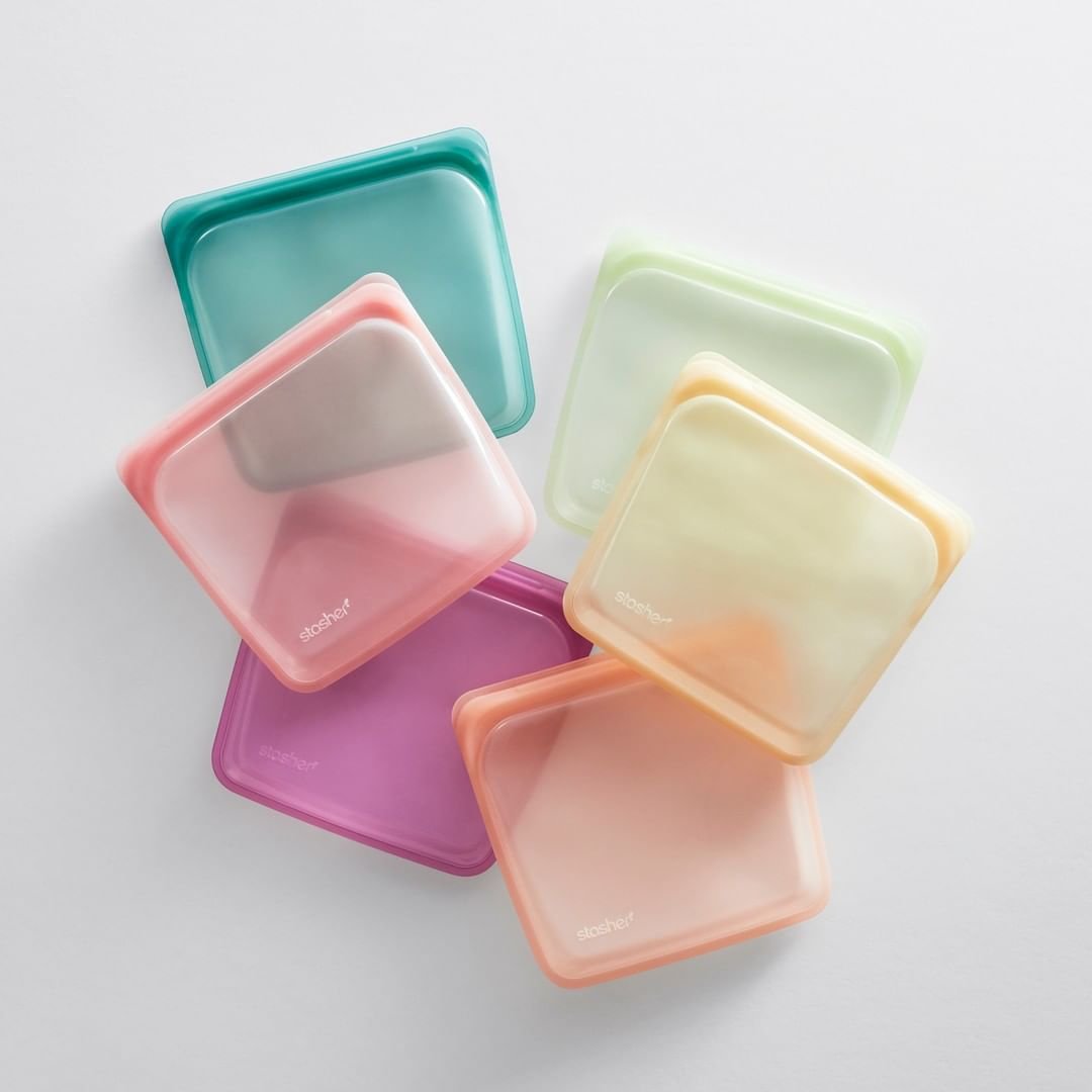 Storage Containers Stasher Bags After Shark Tank Pizza Pack