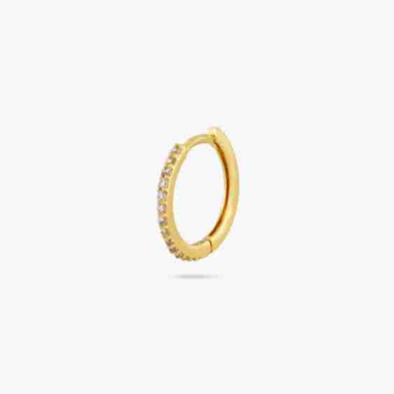 Small Pavé Hoop
