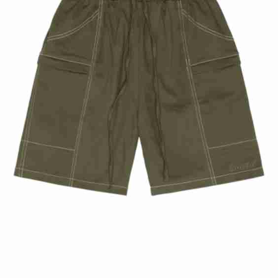 Canvas Contrast Shorts
