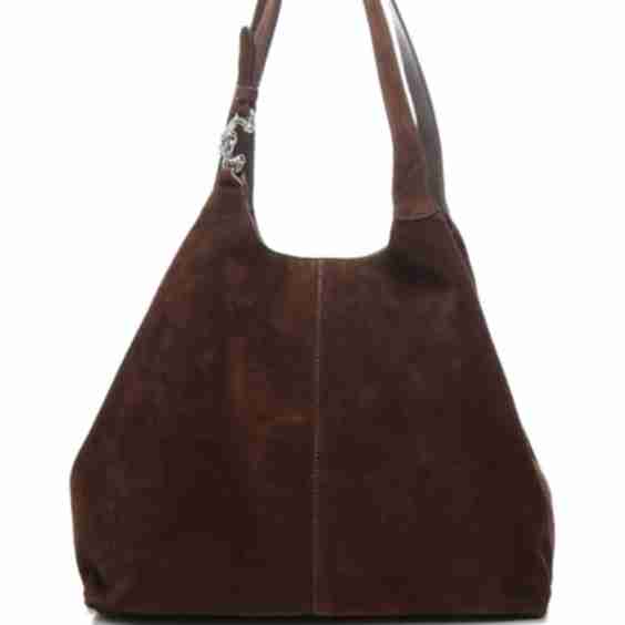 Suede Shoulder Bag