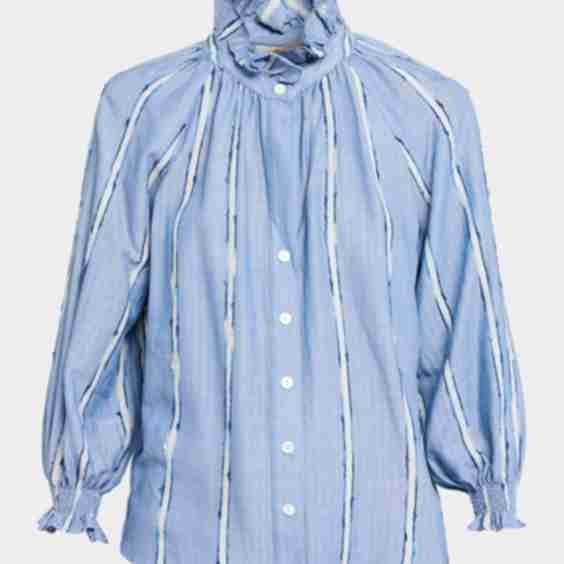 Fiona Striped Dobby Button Down Shirt
