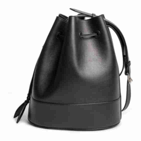 Extra Large Leather Bucket Bag