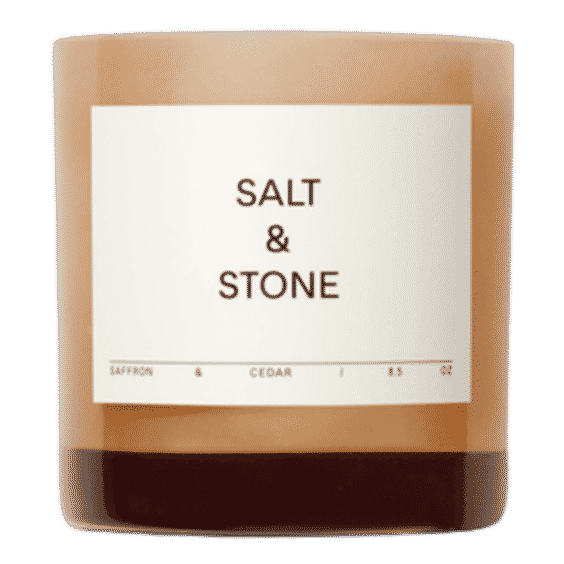 Saffron & Cedar Scented Candle