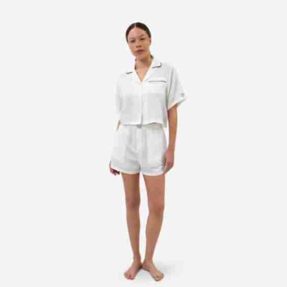 Woven Cotton Short Pj Set