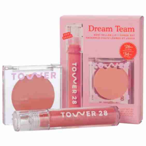 Dream Team Lip Gloss + Cream Blush Set