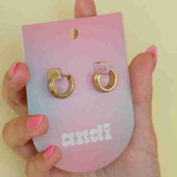 Chunky Ridged Hoops
