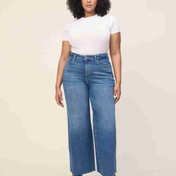 ICN - Cropped Wide Leg Jeans